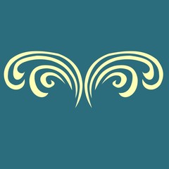 vector ornament In flower style