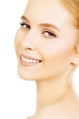 Fototapeta premium happy smiling woman
