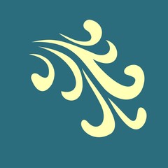 Naklejka premium vector ornament In flower style