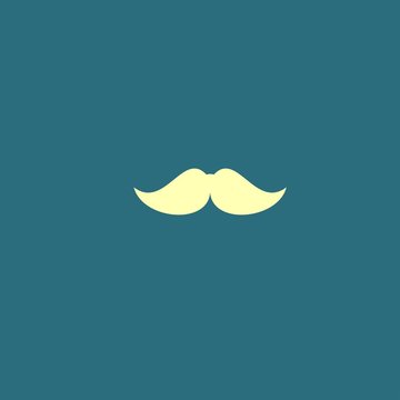 mustaches vector icon
