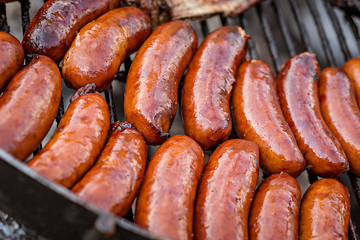 BBQ with sausages
