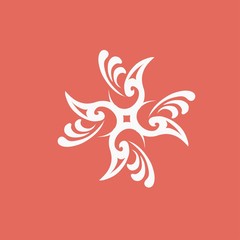 vector ornament In flower style