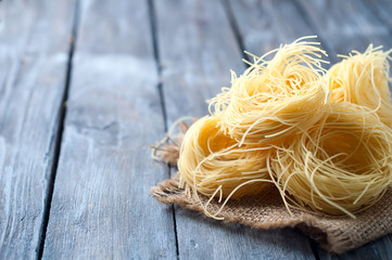 Fresh pasta and ingredient