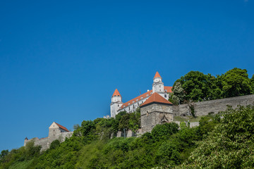 Fototapeta na wymiar Bratislava Castle (Bratislavsky hrad). Slovakia.