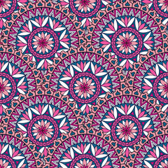 Abstact floral geometric pattern Arabic ornament background Oriental ornament