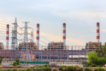 Obraz premium Power plant,Energy power station