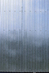Fence made of galvanized, stainless steel professional flooring