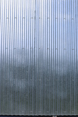 Obraz premium Fence made of galvanized, stainless steel professional flooring