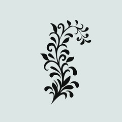 vector ornament In flower style