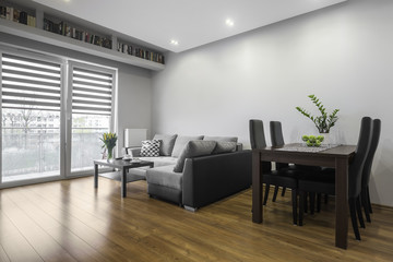 Family table in living room