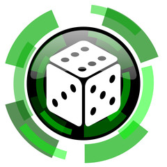 game icon, green modern design isolated button, web and mobile app design illustration