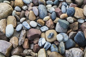 Background of sea stones