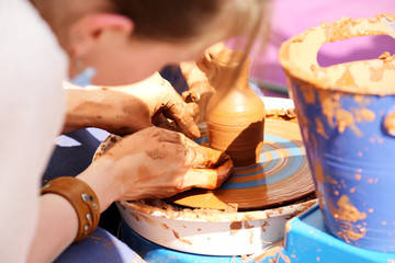 Obraz na płótnie Canvas Pottery workshop