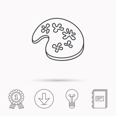 Painting icon. Artistic tool sign.