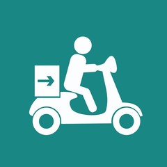 delivery moped icon