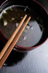 Fototapeta na wymiar Japanese soup