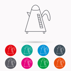 Teapot icon. Kitchen kettle sign.