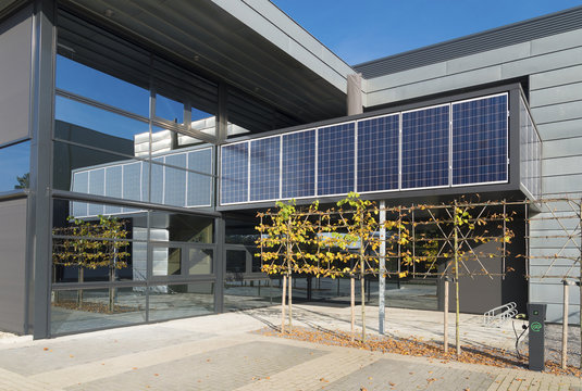 solar energy on office building