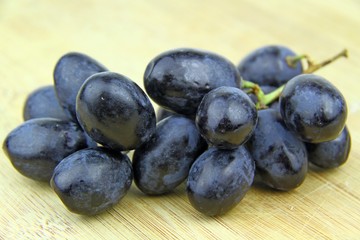 Black grapes