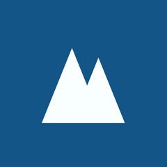 Fototapeta premium mountain icon