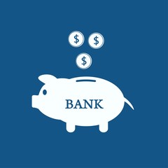 Piggy bank icon