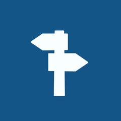 Obraz premium blank road sign icon