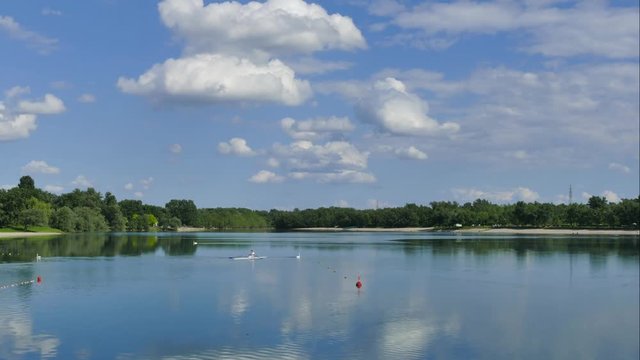 Lake Jarun, Zagreb Spring 2016 Time lapse.