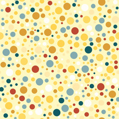 Seamless pattern, polka dot texture