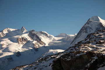 Scenic views around Zermatt and Matterhorn, Switzerland