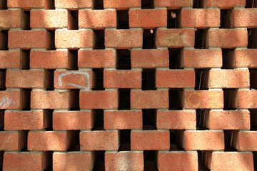 The red brick wall