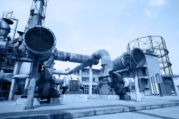 The old factory and equipment