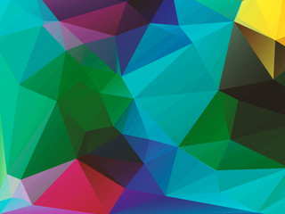 abstract background consisting of triangles