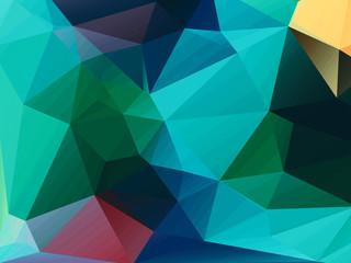 abstract background consisting of triangles