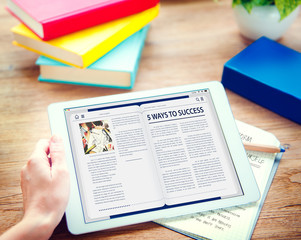 Obraz premium Website Homepage Online Internet Article Concept