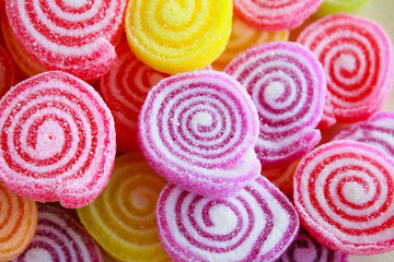 colorful sweet jelly candies