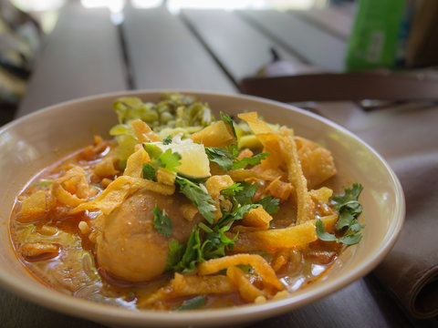 khao soi Northern Thai Noodle Curry Soup