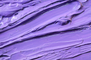 close up of purple dry poster color background