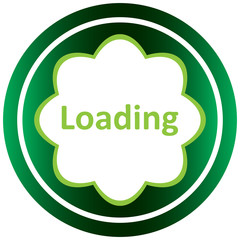 Green icon loading