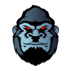 blue gorilla head.