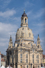 Fototapeta na wymiar Kuppel der Frauenkirche in Dresden