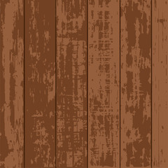 Simple Brown Wood Plank Vector