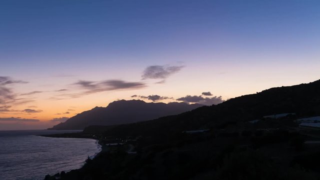 Coast of Crete (4k UHD timelapse)