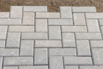 grey paving stones background