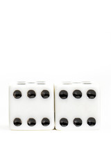 gambling dices isolated on white background