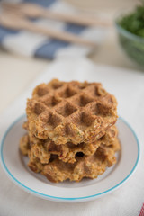 Herzhafte Waffeln