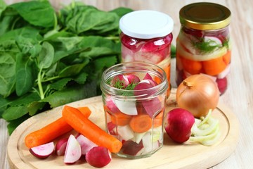 Fermented radish & carrot 