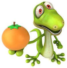 Fototapeta premium Fun lizard