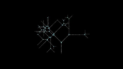 Internet Growing and Expanding as Time Lapse