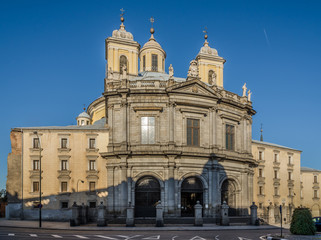 Fototapeta na wymiar The Royal Basilica of San Francisco el Grande in Madrid