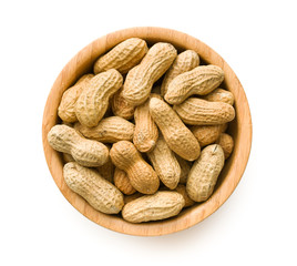 dried peanuts in bowl